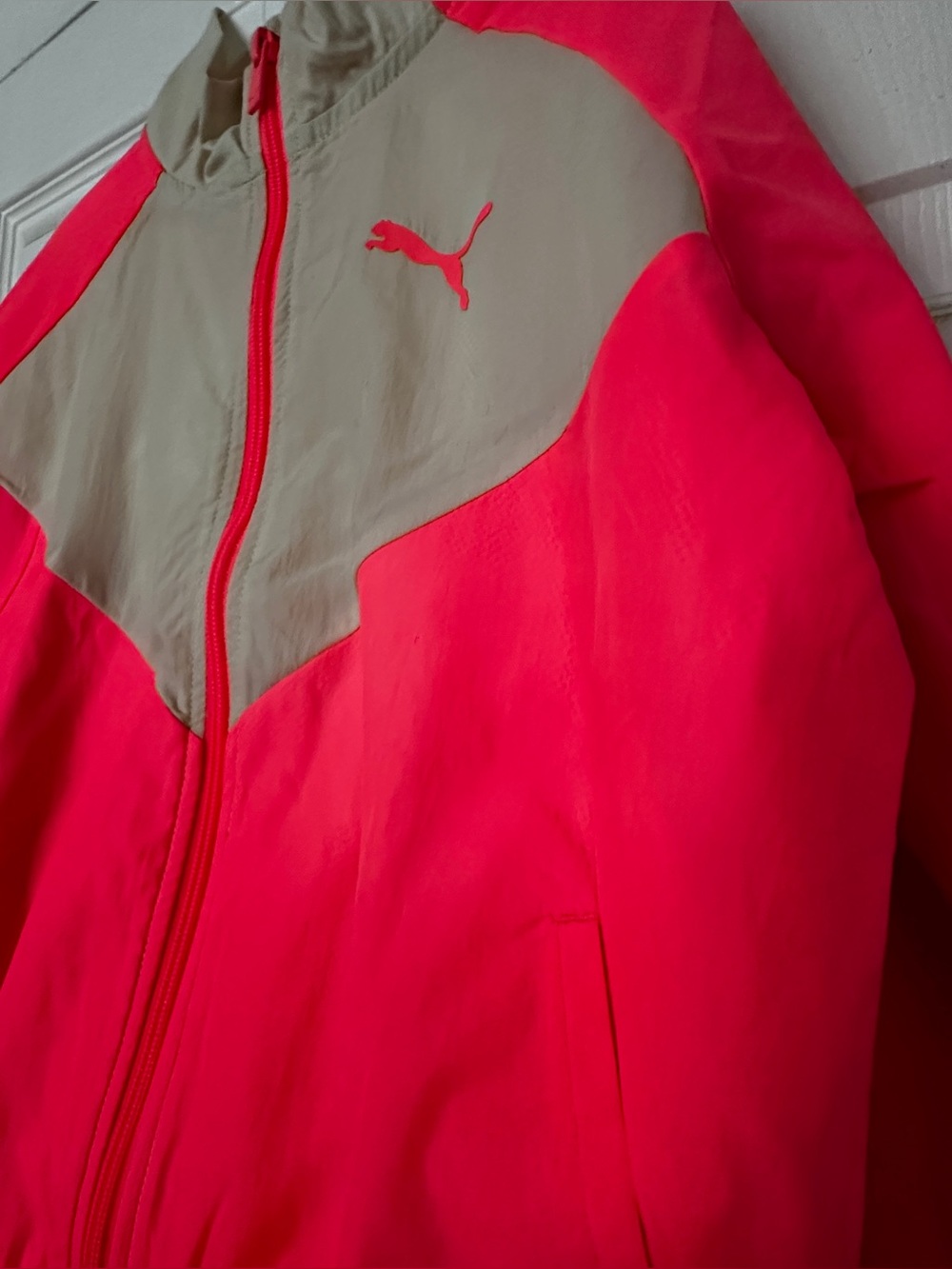 Puma Pink and Beige Colorblock Track Jacket & Pants*Girls Sz~6/7*Brand new!